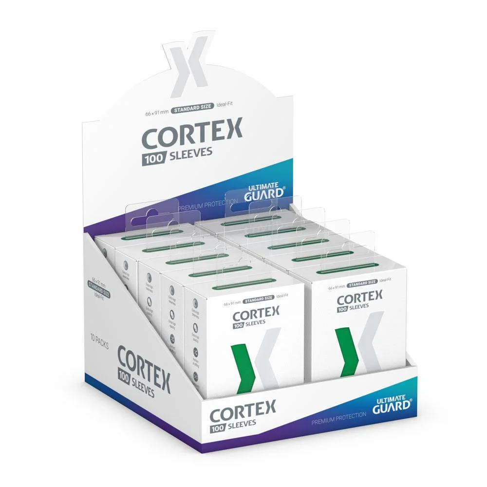 Ultimate Guard Cortex Sleeves Standard Size 66 x 91 mm (100 Sleeves) - Green